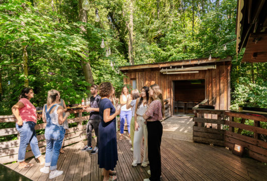 Espace atypique en pleine forêt